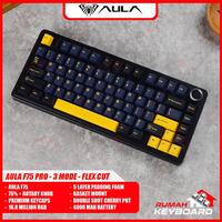Gambar Mechanical Keyboard - Aula F75 - 75% Compact - 3 Mode - Gaske Mount - RGB - PBT Keycap - LIGHT BLUE dari Rumah Keyboard Kota Administrasi Jakarta Barat 2 Tokopedia