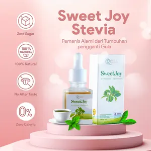 [Ricu's Secret] Sweet Joy - Stevia Tetes Cair Natural Sweetener Pemanis Alami Pengganti Gula HALAL & BPOM (15ml)