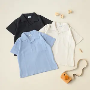 Todei.kids Kaos Polo Linen Anak Laki Laki Perempuan