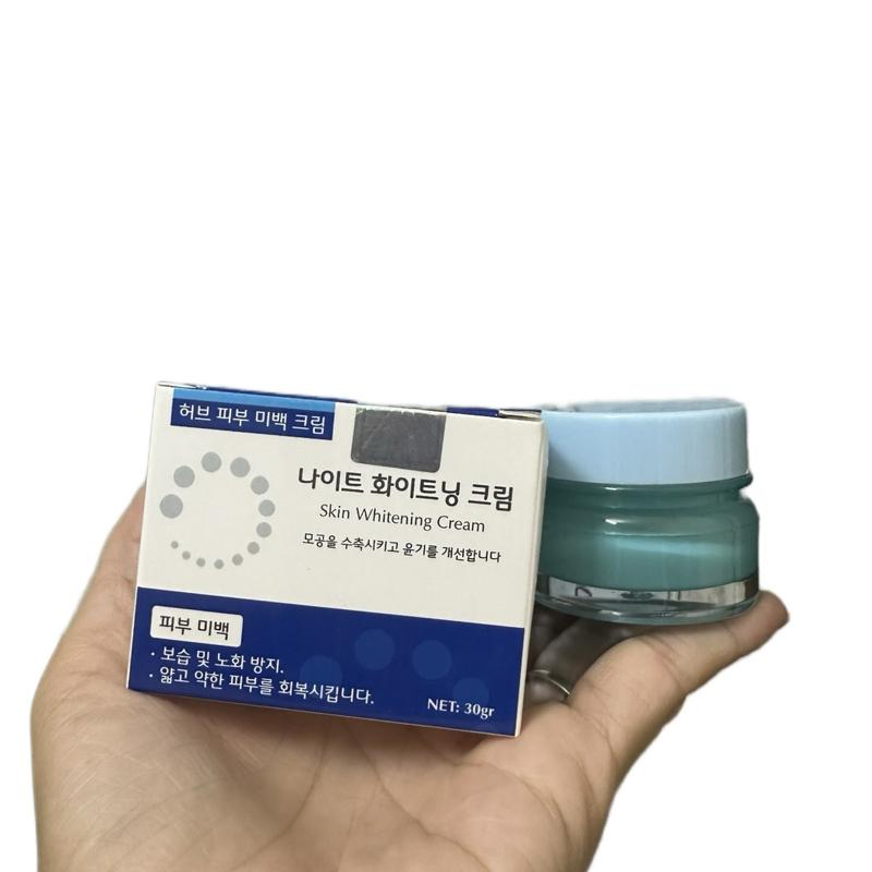  Kem đêm xanh hàn phiên bản chiết 10gam dùng thử mờ nám ,tàn nhan trắng da dưỡng da cao cấp 