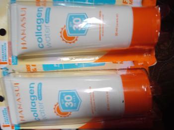 Product Review of HANASUI Collagen Water Sunscreen SPF50 SPF30 PA++++ UV 30ml from f**7 0