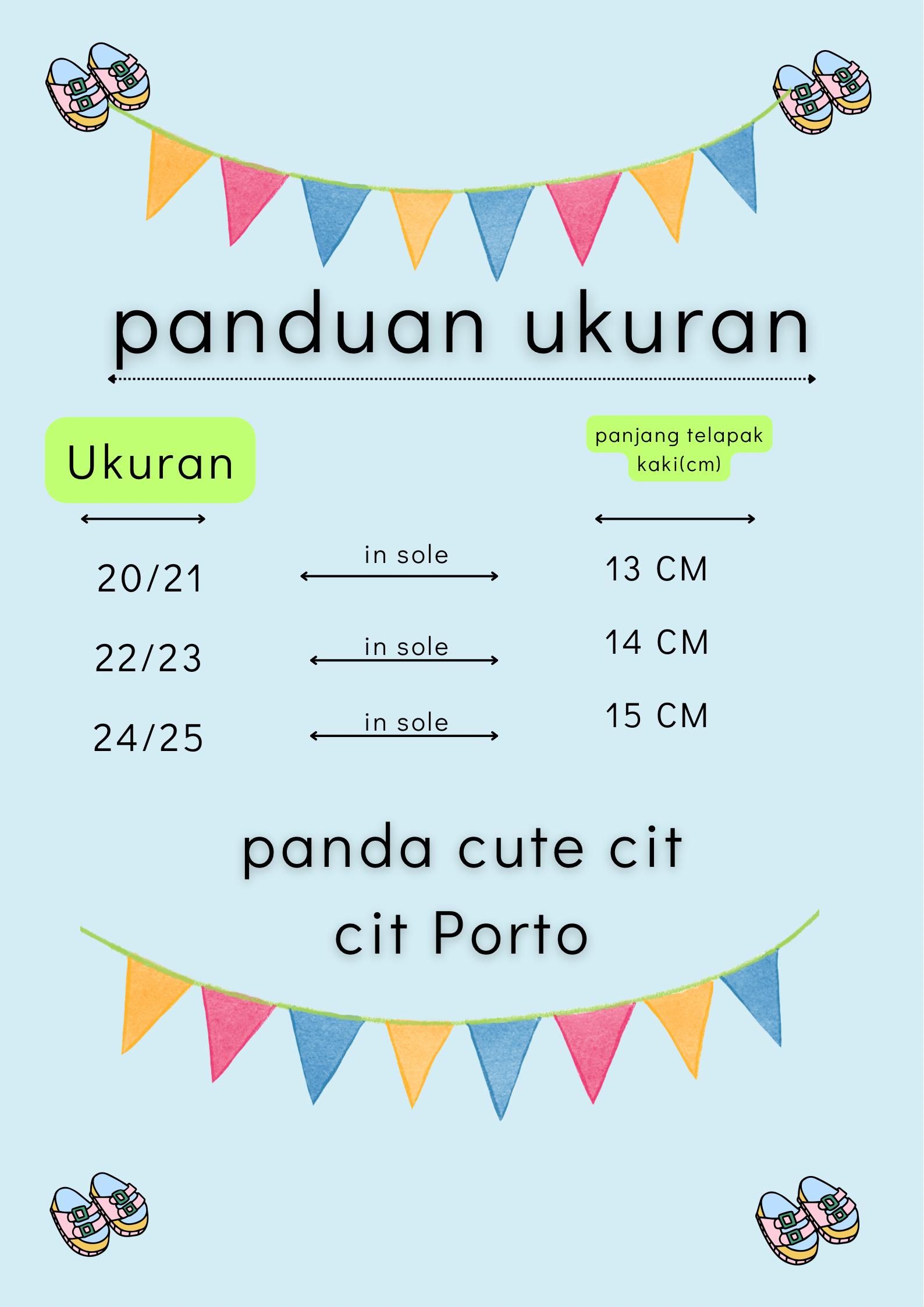 New Sandal Cit-Cit  Baim Anak Perempuan Karakter Panda Cute irsoe