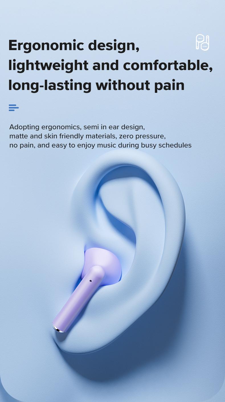 Product Introduction of Realfit F1   True Wireless Bluetooth 5.3 Earbuds Playtime 24 Jam HIFI 26