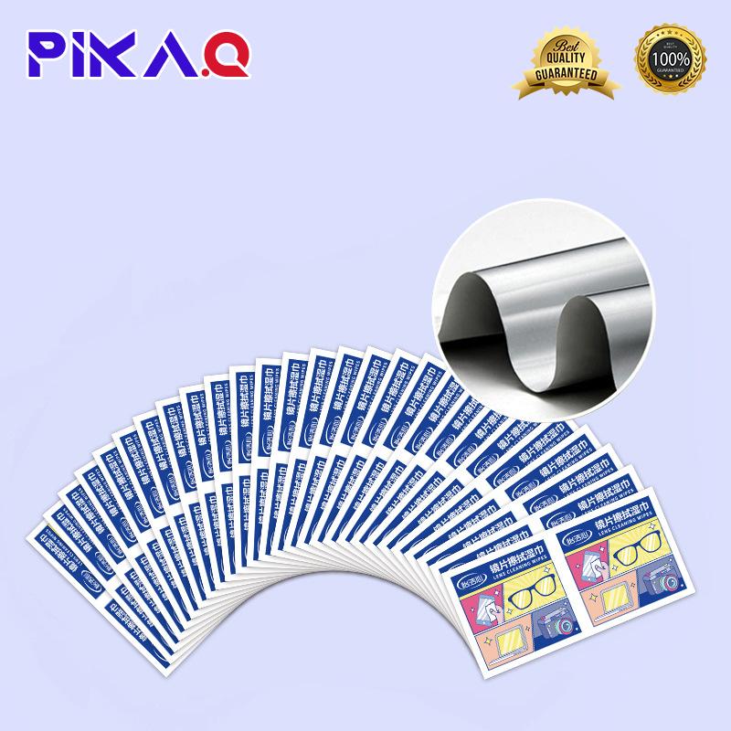 Product Introduction of Khăn lau Kính chống sương mù, 100 cái, để làm sạch màn hình điện thoại, loại bỏ dầu và bụi, không để lại dấu vết, khô nhanh, đệm làm sạch dùng một lần 10