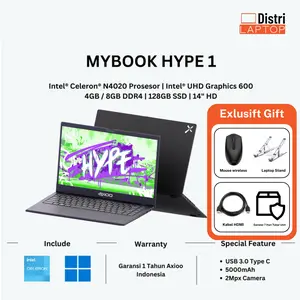 Laptop AXIOO HYPE 1 Celeron 4GB 8GB / 128GB 14" HD W11