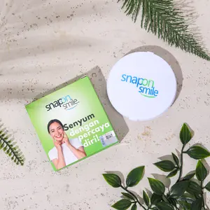 Snap On Smile Instan Tinggal Pasang 1 Set Atas dan Bawah/2pcs Korset Lutut Terapi Kesehatan Deker Pemanas Penghangat Dengkul Kaki