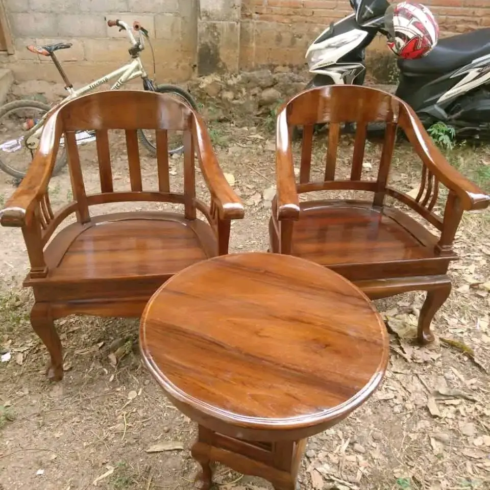 kursi teras kayu jati 100% asli jepara