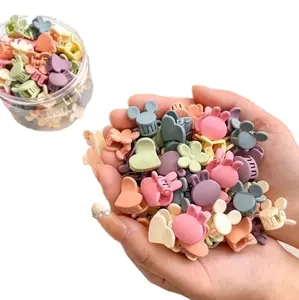 (100pcs)Jepit Rambut Korea Mini Lucu Untuk Anak/Baby Bahan Premium Free Tabung Cantik Fashion