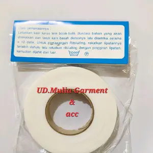 LEM SUM/ LEM KAIN 2 SISI LEBAR 1 CM HARGA PER ROLL ISI 45 METER selotip balon