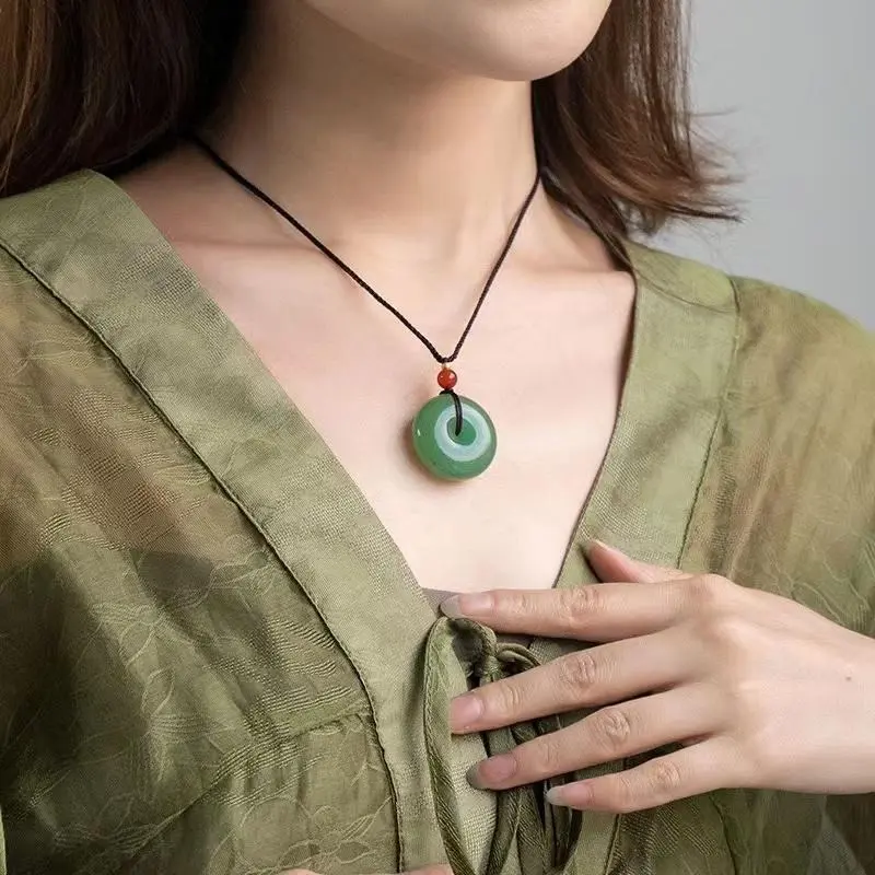 [Feiyu] Natural Dulong jade safe buckle