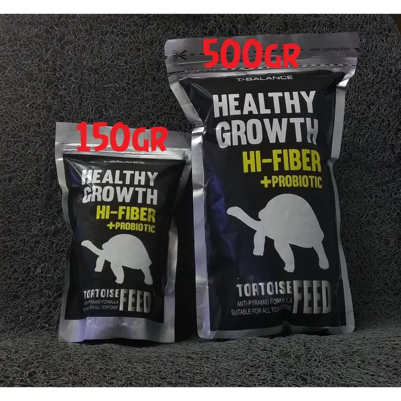 TERMURAH 150gr T-Balance Tortoise Healthy Hi-Growth Hi-Fiber ProBiotik TBalance Pelet Kura Darat 0