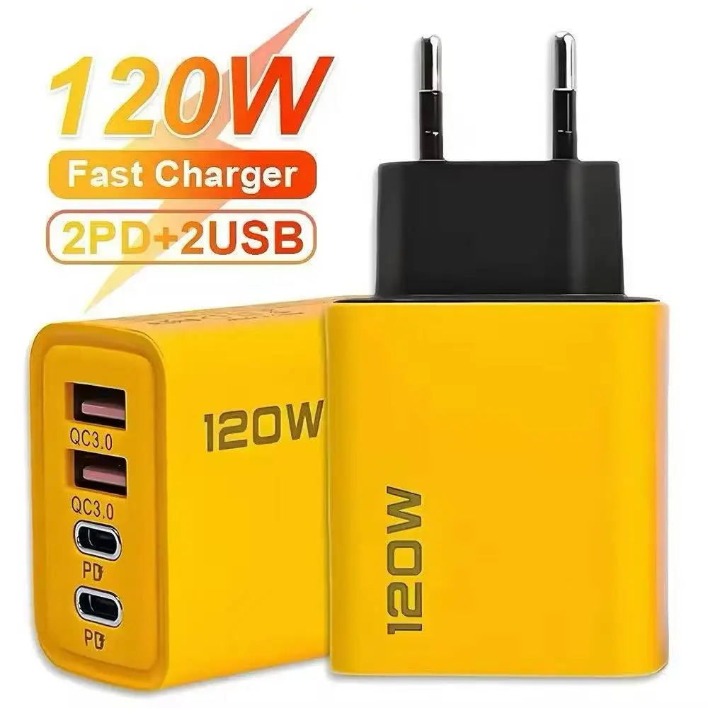 Kepala Charger 120W Adaptor Fast Charging Original High Quality HP Fast Charging USB For All HP