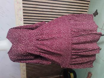 Product Review of DRESS JENIMA JUMBO LD 120CM  MOTIF TERBARU POLKADOT Fit Baju Bumil Busui  Rayon Wanita Ibu Hamil MOTIF POLKADOT Kuning Kancing from 💫**💫 0