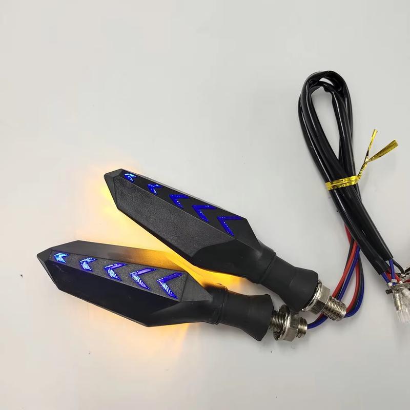 Product Introduction of Suitable for Scooter Motorcycle Modification 17 LED Turn Signal Two Sides Water Flow Indicator Light Daytime Running LAMP 6