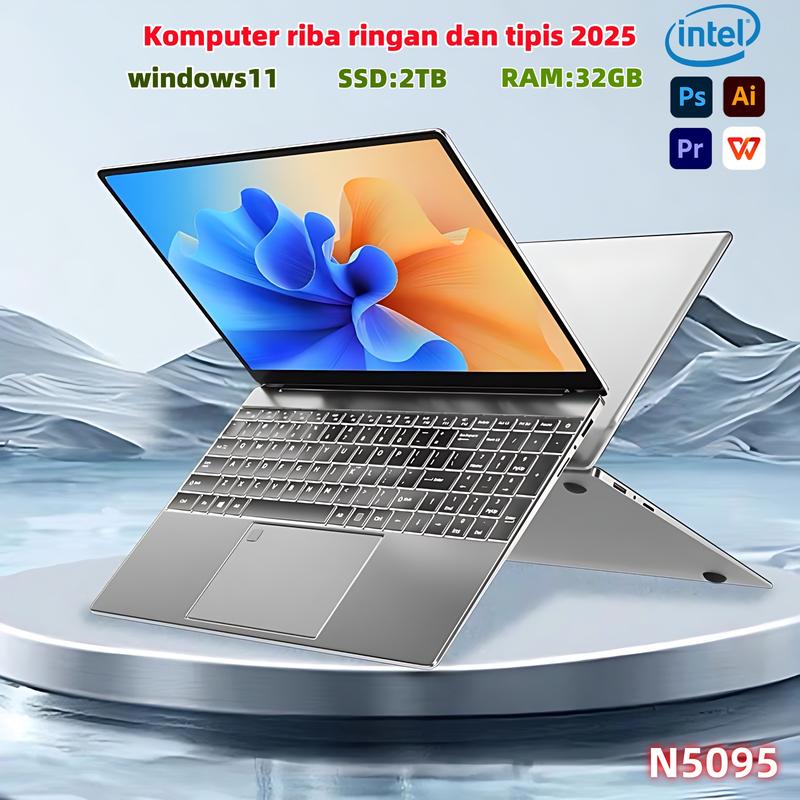 Komputer riba 15.6 inci baharu 2025, pemproses Intel generasi ke-14 ...