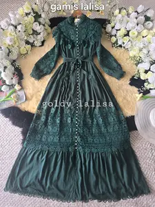 Goldy Lalisa Gamis Bahan Katun Import Premium BKK Remaja Dewasa Bahan dengan Desain Elegan