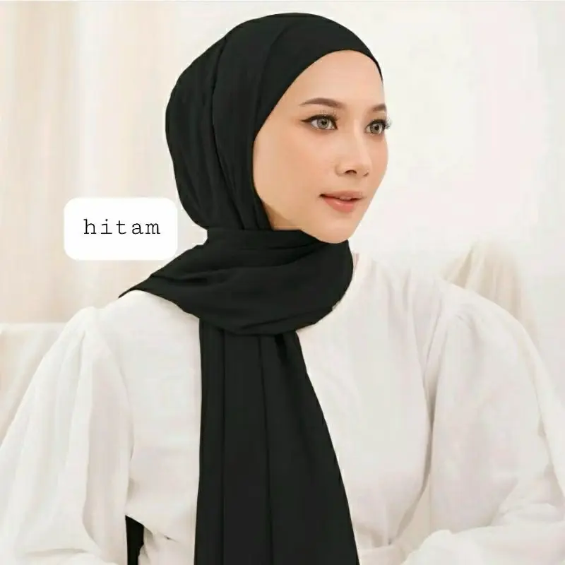 Pashmina Inner 2in1 / Pashmina Instan Inner ceruty babydoll