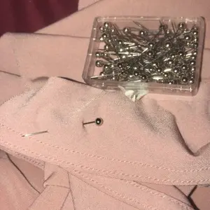 Jarum pentul silver / jarum pentul dressmakers perak pins isi 80pcs