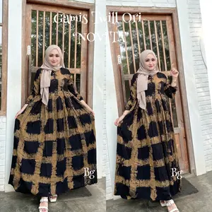 Gamis Twill Ori Motif Novita Twill bg Collection