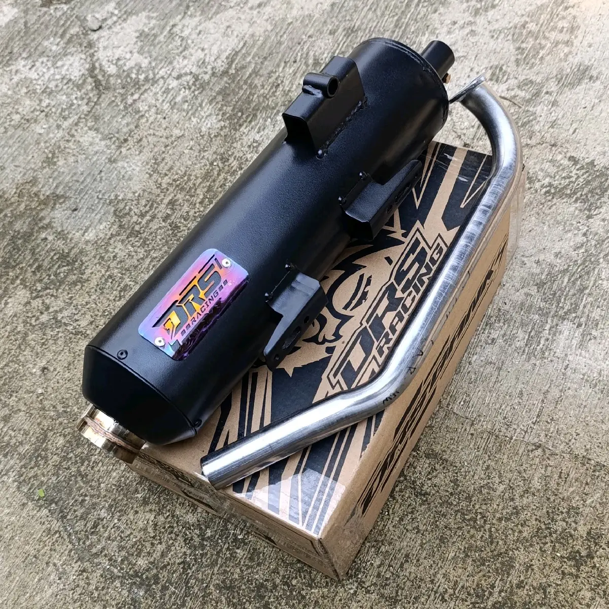 Knalpot standar racing Tipe basic v1 corong siroji original DRS RACING MUFFLER