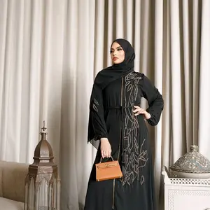gamis abaya saraza tipe ghina Muslim Wanita Baju Busui Dewasa Dress