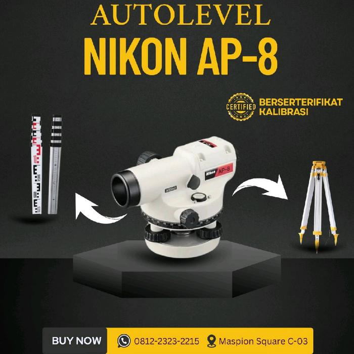 Gambar AUTOLEVEL NIKON AP-8 Pembersaran 28× Akurasi tinggi dari Exacta Laboratory Kota Surabaya Tokopedia
