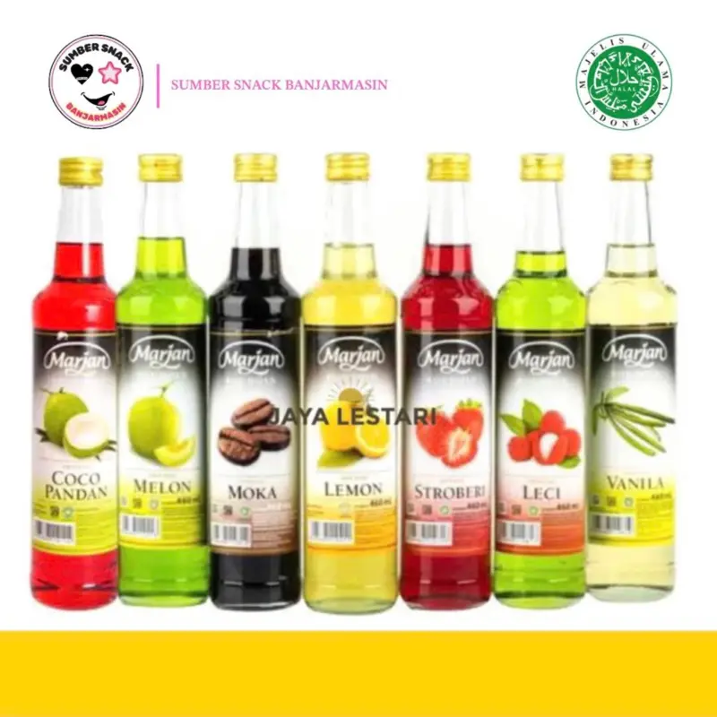 ￼Marjan Sirup Boudoin (11 Varian Rasa) (460ml) 0