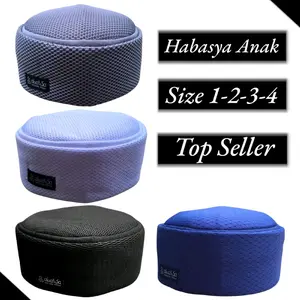 Peci Kopyah Mesir Lipat Habasya Anak Pria Dewasa Lembut