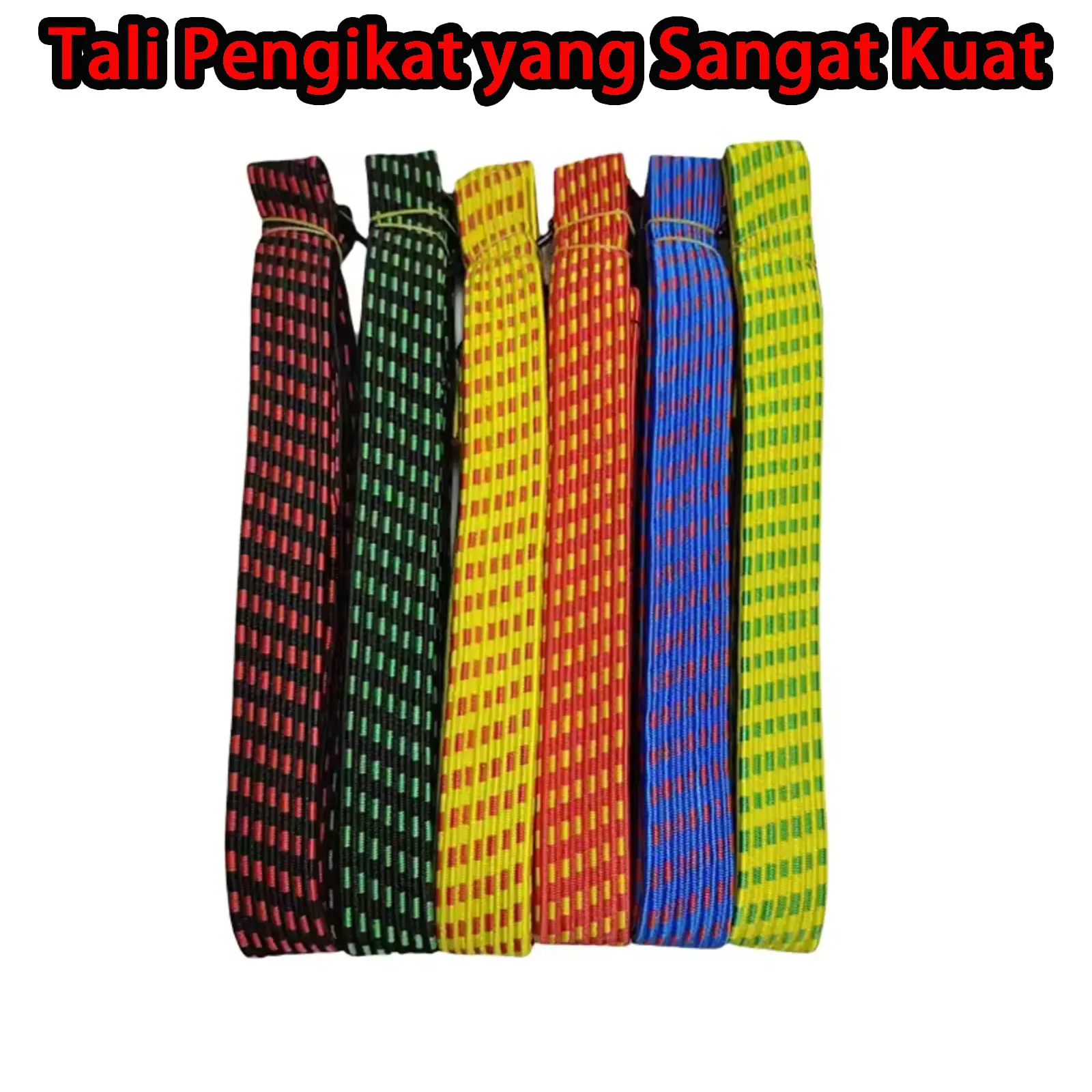 Tali Bagasi Motor 1m-1.8m /Tli Ikat Barang Motor /Aksesoris Motor /Tali Pengikat Barang Motor Motorcycle
