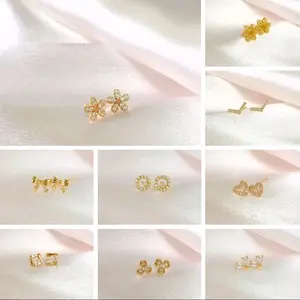 ANTING TUSUK TITANIUM GOLD ANTI GATAL ANTI LUNTUR tindik