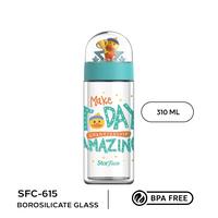Gambar Botol Minum Kaca 310ML SFC-615 Stainless - Merah dari Ollahomeliving Kota Bogor 3 Tokopedia