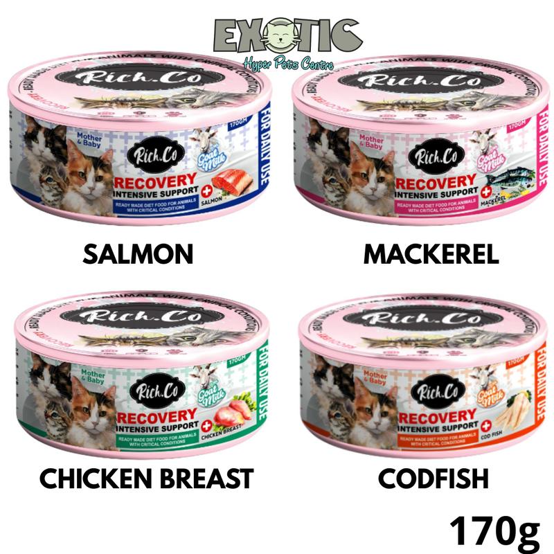 RICH.CO Makanan Kucing Tin Recovery Intensive Support Cat Canned Food ...