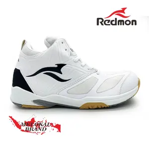 Sepatu Volly Redmon Hybrid Putih Hitam Original Size 38-44 Sepatu Olahraga Bulutangkis Basket Pria Wanita