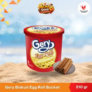 Gery Egg Rolls 210gr Original | Egg Roll Renyah Gurih | Snack Kaleng Murah