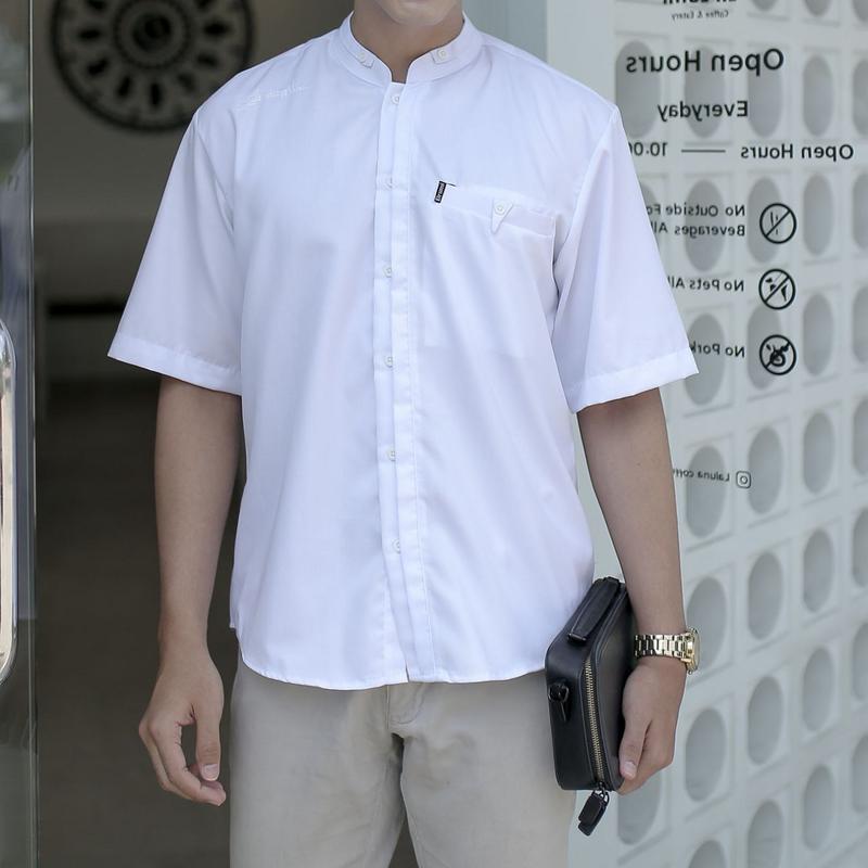 Product Introduction of Kemeja Koko Lengan Pendek Motif Antasena Baju Koko Pria Polos Lengan Pendek Elrumi 5