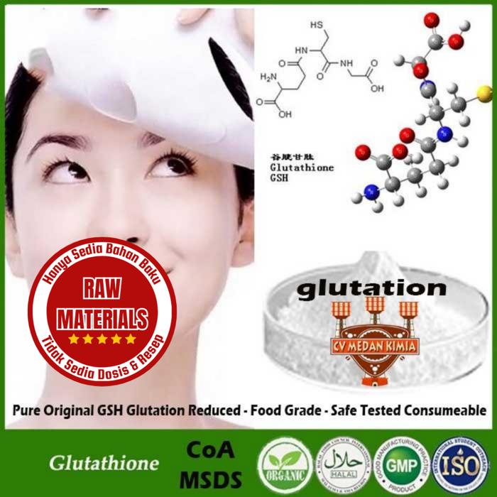 Jual GLUTATION 10 GRAM GLUTATHIONE GLUTATION GLUTHATIONE PEMUTIH BADAN BUBUK FOOD GRADE AMAN RACIK HB / CREAM - Kota Administrasi Jakarta Selatan - Icall Mart