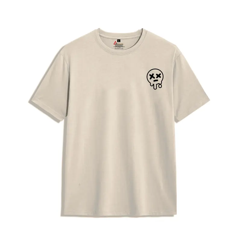 Baju Kaos Distro Pria Motip Smile - Kaos Unisex Sablon Simple - Baju Kaos Katun Casual Digital High - Nyaman Panjang Printing 0