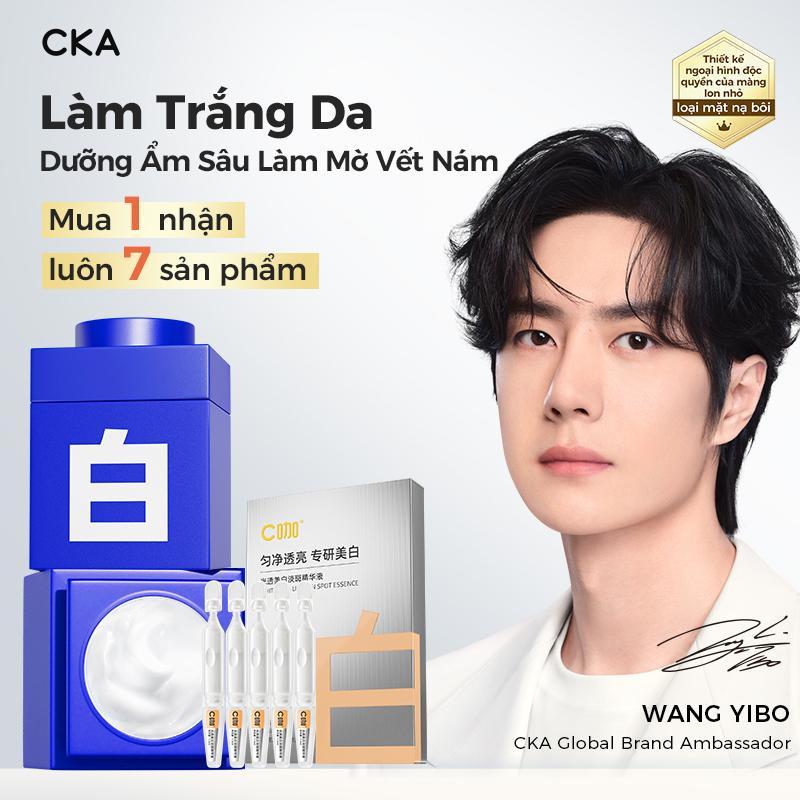 CKA mặt nạ ngủ dưỡng trắng dạng hũ nhỏ giúp da trắng sáng, giảm xỉn màu, mờ vết thâm nám và tăng độ săn chắc.