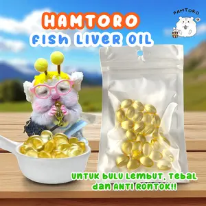 Fish Liver Oil/Minyak Ikan 10gram Vitamin Hewan Hamster/Kucing/Landak Mini