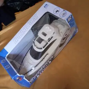TokoYoyo Mainan Anak Perahu Remote Control Boat RC High Speed Kapal Air Remote Model Yacht Bergerak Kids Plastik Baterai