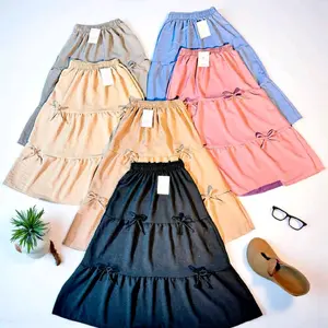 rok anak serut tali vita model terbaru viral kekinian  rok untuk mengaji anak perempuan bahan crincle airflow premium Fashion