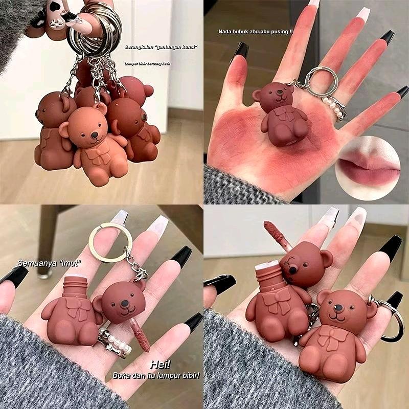 CUTE BEAR KEYCHAIN LIPMUD / LIPTINT SERIES 1