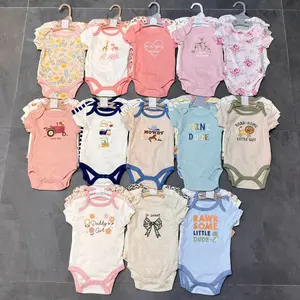 BODYSUIT PENDEK BABY BOY/GIRL PREMIUM QUALITY 3 PCS