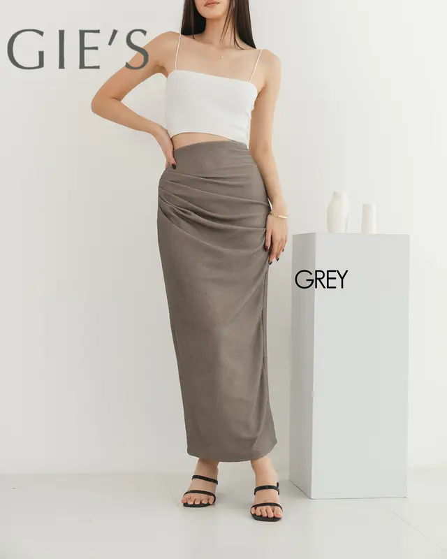 GIE'S - Rok Viral Mahalini Warna Baru untuk Wanita Muslim Motif Misty Bahan Tebal Panjang Dewasa Bawahan 0