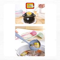 Gambar Sendok Kuah Sup Sayur Centong Saring Sendok Masak Anti Panas 2in1 - Biru dari LOZ INDONESIA Kota Surabaya 4 Tokopedia