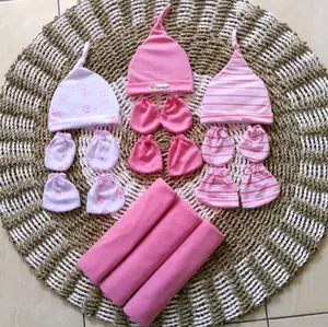 Paket Bedong Dan sartapluk Bayi Baru Lahir, 4 in 1 Paket Hemat Bayi newborn ,Set Kado Lahiran ,uniseks.