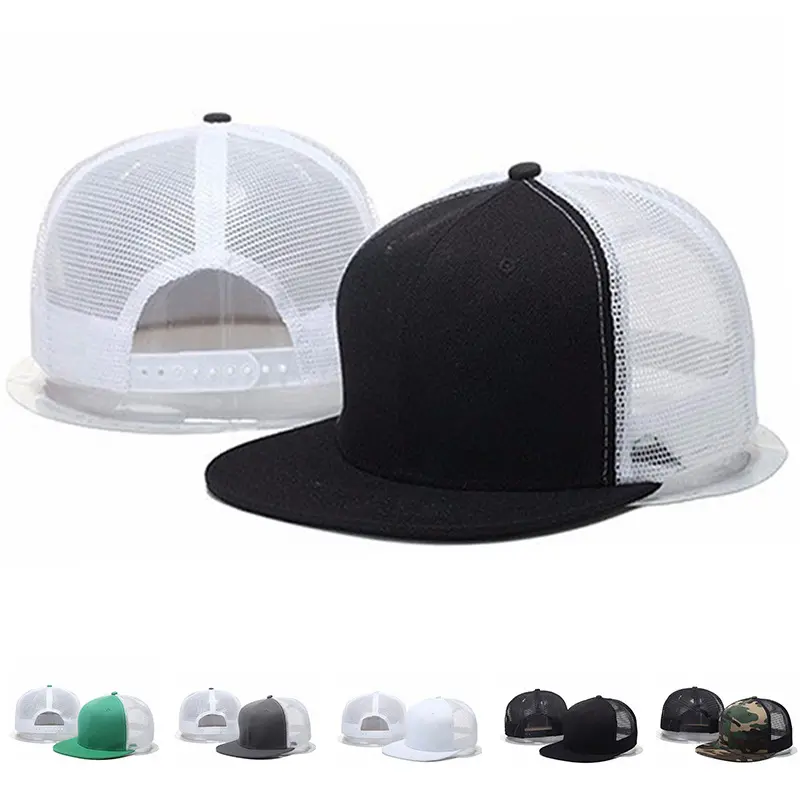 2024 Outdoor Climbing Hiking Fishing Travel Riding Walking Sun-Proof and Breathable Cool Trendy Trendy Hip-Hop Hip-Hop Hat Men's and Women's Adjustable Pure Color Cap Casual Flat-Brimmed Cap Snapback Hat