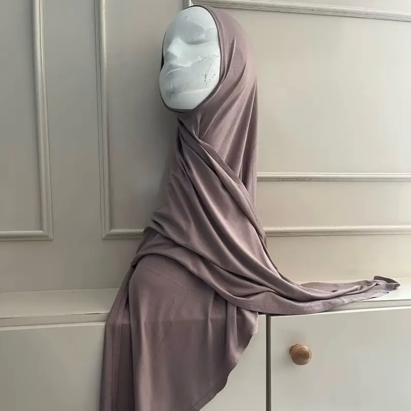 Jilbab Instan Belakang Oval Bahan Cotton Rayon Merk Jasmine / Kerudung  Muslim 8