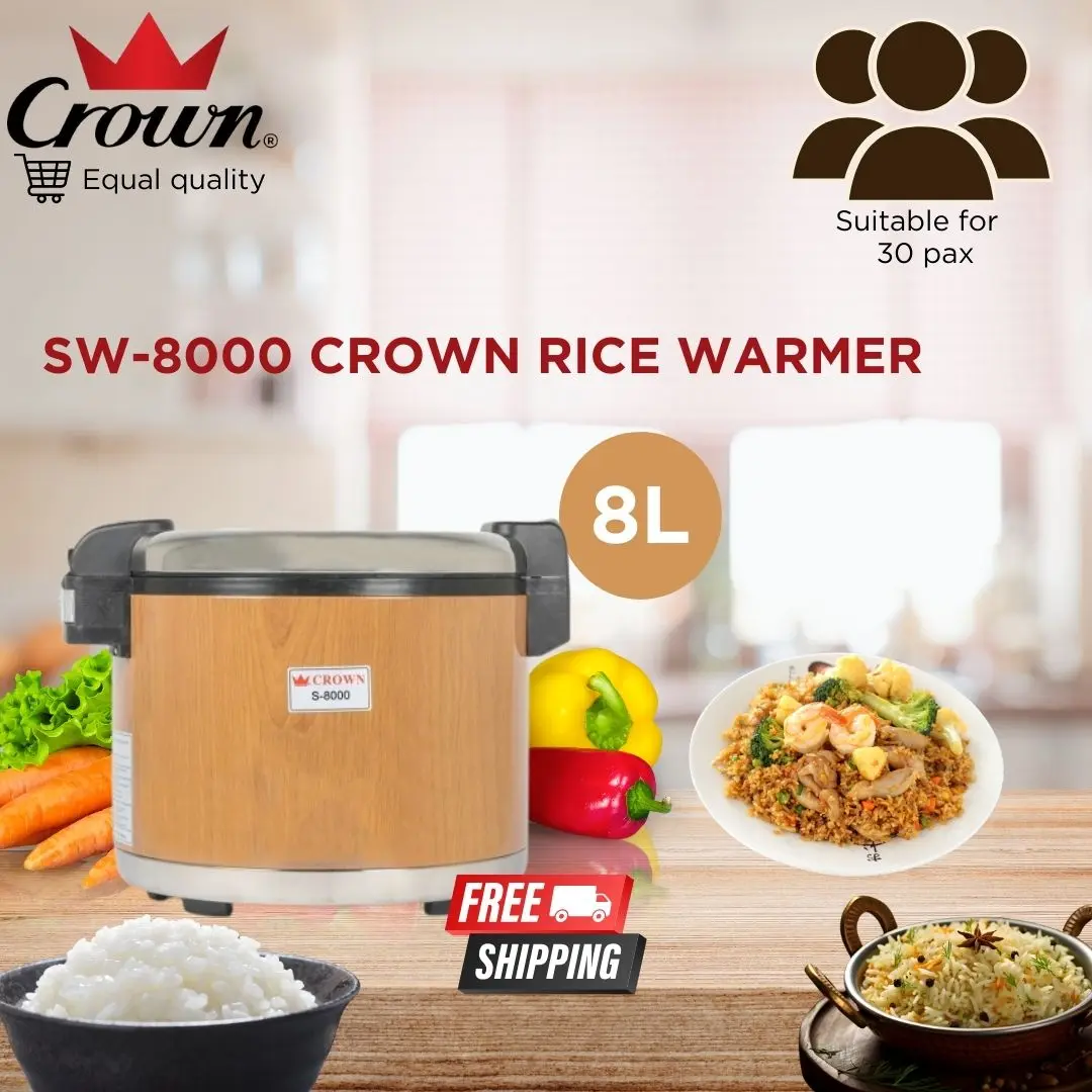 Crown Keep Warm Rice Cooker 8L (SW-8000)