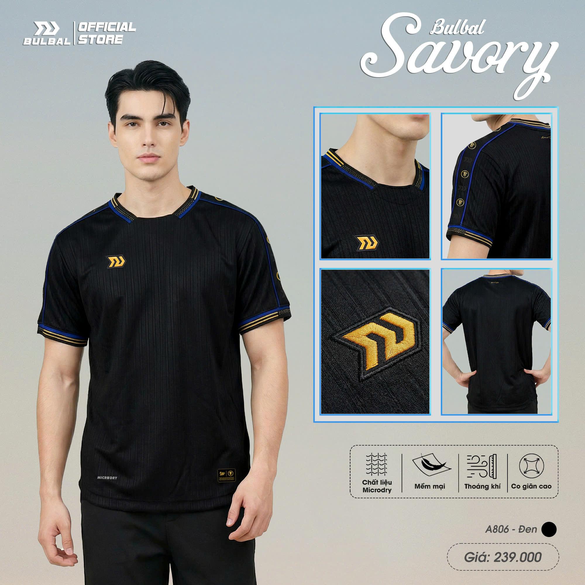 Áo Bóng Đá Bulbal Savory Vải Microdry Dệt Vân Cao Cấp Thoáng Khí Thể Thao Đương Đại_thumbnail_2
